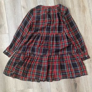 Loft Plaid Ruffle Dress Size XS